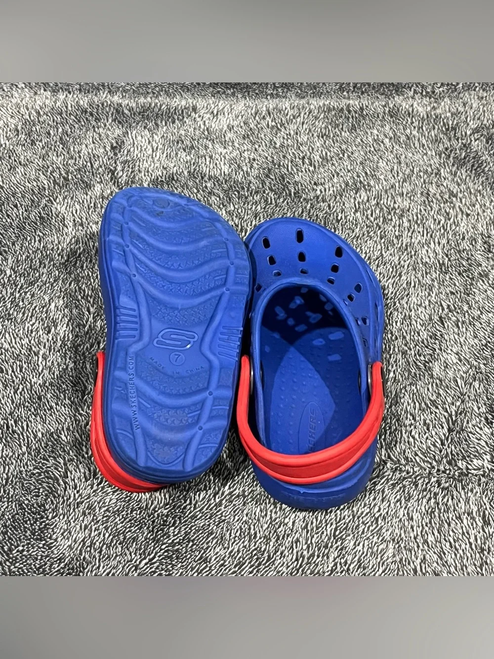 Skechers Foamies Swifters clogs convertible straps toddler boys size 7